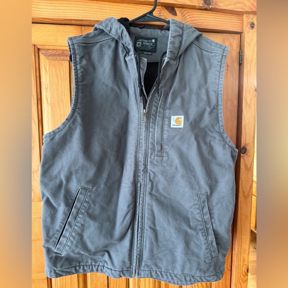 Carhartt Canvas Hooded Vest - Men’s Medium